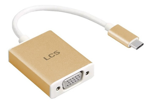 Cable Adaptador Conversor Usb-c A Vga Lcs Premium Full Hd