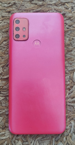 Moto G20, 64 Gb De Memoria Y 4 Gb Ram, Libre Para Cualquier Compañía, Buena Estética, Funciona Todo Bien, Solo No Acciona El Botón De Subir Volumen Rosa (Usado)