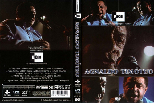 Dvd Agnaldo Timóteo - Ensaio