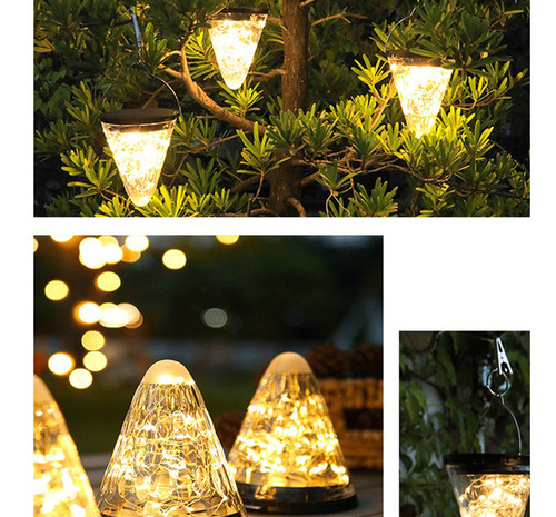 Luces Colgantes En L Para Exteriores Con Forma De Estrella C