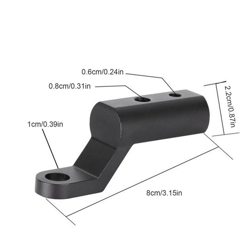 Post De Extensión Del Manillar De La Motocicleta Extensor De
