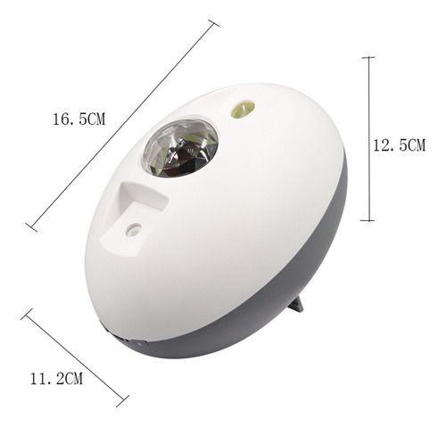 New Projetor De Luz Com 8 Modos De Iluminação Sem Controle
