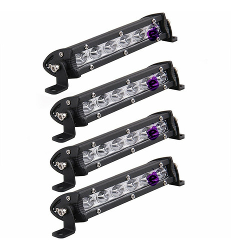 Reflector 12v Barra Led Slim 6 Led Camioneta Cuatri Moto X 4