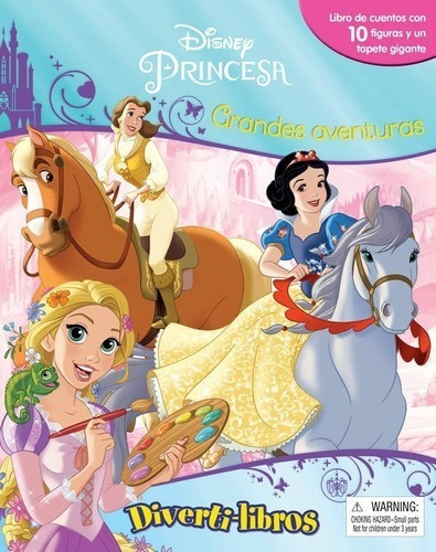 ** Diverti Libros ** Disney Princesa Incluye 10 Figuras 