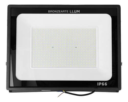 Refletor Deep LED FIT 400W Aluminio Branco-frio 6500K IP66 A prova d'água LLUMM Bronzearte