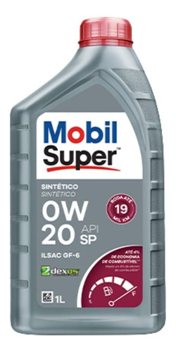 Imagem 4 de 10 de 4 Óleo De Motor Mobil 0w20 Api Sp Ilsac Gf-6 Dexos1 Gen 2