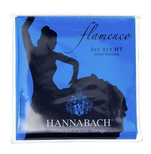 Encordado Hannabach Clásica 827ht Flamenco Classic Alta Azul