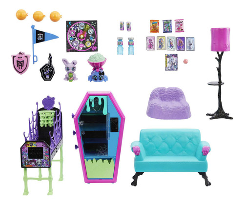 Mattel Monster High Student Lounge Playset Con Accesorios Student Lounge / Playset Con Accesorios (Usado)