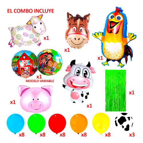 50 Art Globo La Granja De Zenon Animal Granja Vaca Deco764