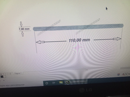 100 Un Clipe Nasal Para Máscara De Proteção 11 Cm X 0,7 Cm