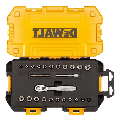 Juego De Herramientas Socket 1/4'' 25pzs Dewalt Dwmt73805 A