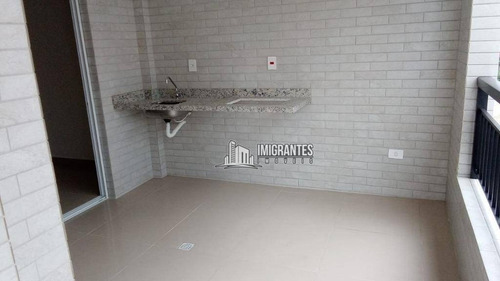 Imagem 4 de 22 de Apartamento Com 2 Suítes Na Guilhermina, Em Praia Grande - Ap2573
