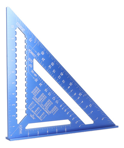 Regla Transportadora Triangular, Ángulo Cuadrado, 12 Pulgada