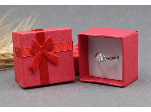 Imagen 3 de 4 de Set 24 Cajas De Regalo Para Joyas 2 Tonos 4x4cm.