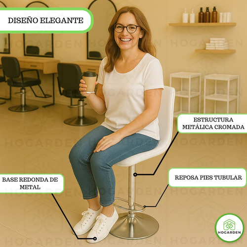 Banco Alto Eames 5 Kit Para Barra De Bar Y Cocina Moderno