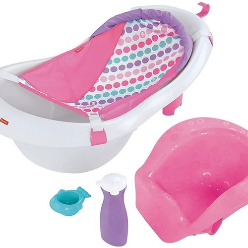 Imagen 2 de 3 de Bañera Para Bebés Marca Fisher Price Ideal Para Niñas