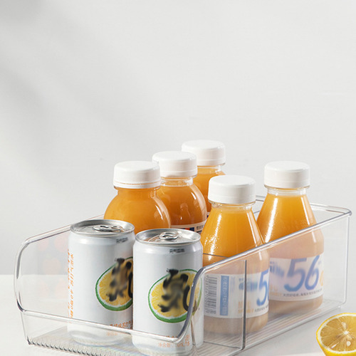 Cubo Organizador De Alimentos De Plástico Transparente Con S