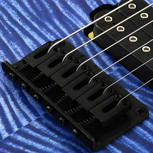 Ponte Fixa Para Guitarra Preta P1 6 Cordas Qualidade