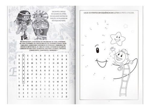 Imagem 4 de 7 de Livro 505 Atividades Para Crianças - Aprender E Colorir