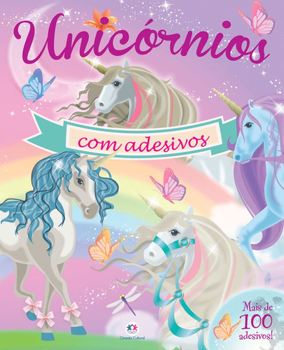 Unicórnios com adesivos, de Ediciones, Susaeta. Ciranda Cultural Editora E Distribuidora Ltda., capa mole em português, 2019