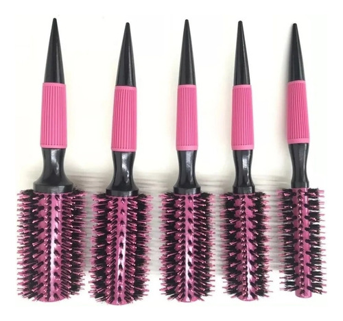 Kit 5 Professional Brush Peluquería Bristle Boar