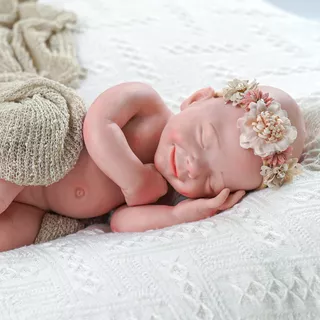 Jizhi Reborn Baby Dolls Platinum Silicone Full Body - Niña D