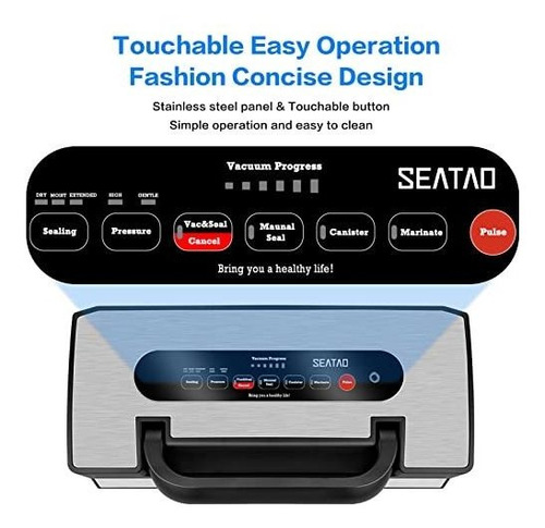 Máquina Automática De Sellado Al Vacío Seatao Vh5188, 90 Kpa