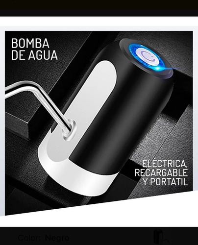 Bomba Dispensadora De Agua Eléctrica Recargable Nueva 