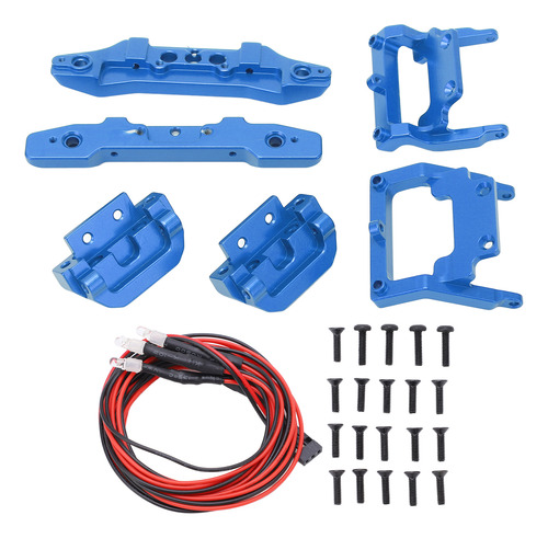Paragolpes Delantero Y Trasero Rc 1/18 De Repuesto De Aleaci