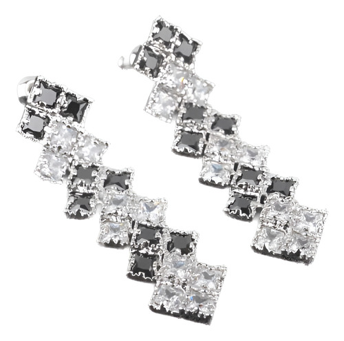 Negro Zafiro Gema Granate Para Mujer Joyas De Plata Stud Pen