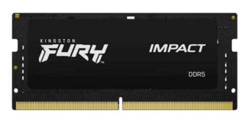 Memoria RAM Fury Impact gamer color negro 8GB 1x8GB Kingston KF548S38IB-8