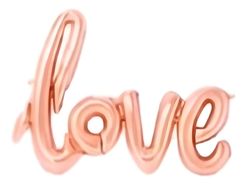 16 Globo Metalico Letrero Con La Palabra Love 36 Pulgadas Color Rosa Gold