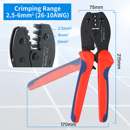 Crimping Pliers For Awg22-16 Terminals Wire Terminal Tools