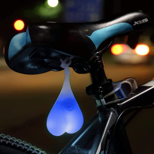 Yuerwover Luz Trasera De Silicona Led Para Bicicleta, Bola D