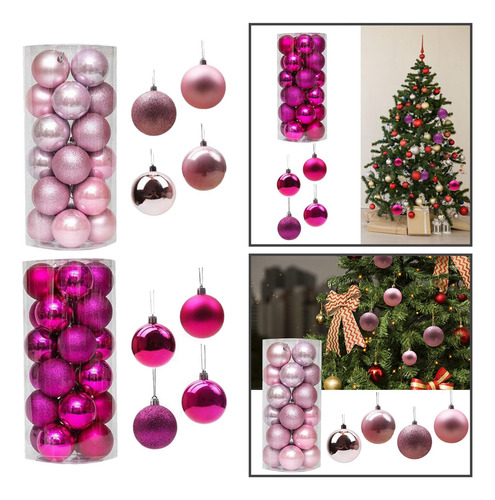 Paquete De 48 Bolas De Navidad Irrompibles Para Bodas, Casas