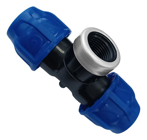 Tee De Compressão Pp P/pead 32x32 1/2 Rosca Femea