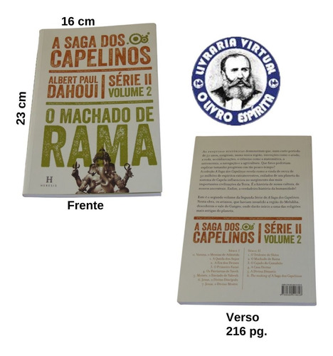 Imagem 2 de 3 de O Machado De Rama - Volume 2-a Saga Dos Capelinos-serie Ii