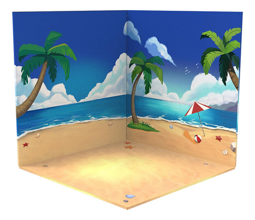 Exibição De Layout De Coleção De Modelos Metrô Da Praia