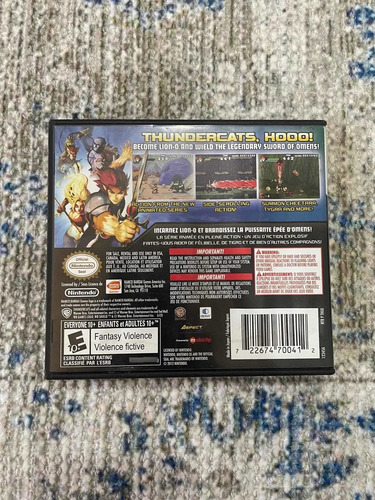 Thundercats Nintendo Ds Completo (Usado)