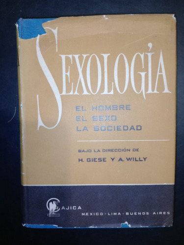 Libro Sexología Giese Willy Tomo 2 Tapa Dura