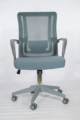 Silla Operativa Ergonómica Tacker Gris Cloth