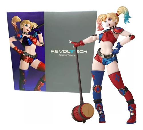 Figura Harley Quinn Articulada Con Accesorios New Color