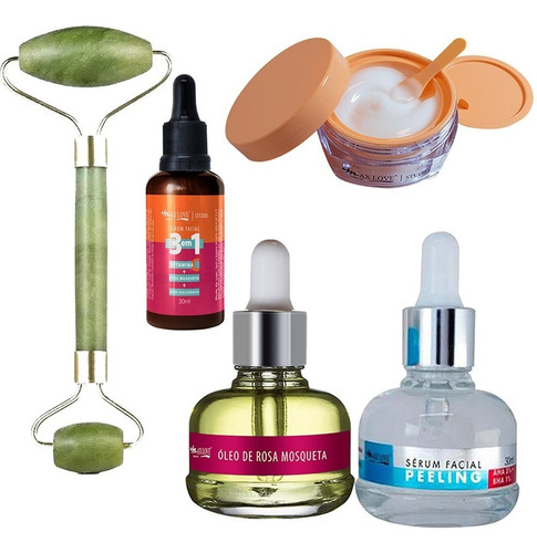 Kit Beleza Max Love 5 Item Reduz Rugas E Linhas De Expressão