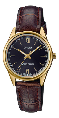 Reloj Casio Ltp-v005gl-1b2 Acero Mujer Dorado