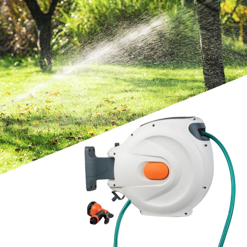 Carrete De Manguera De Rebobinado Automático, 10 M 1m