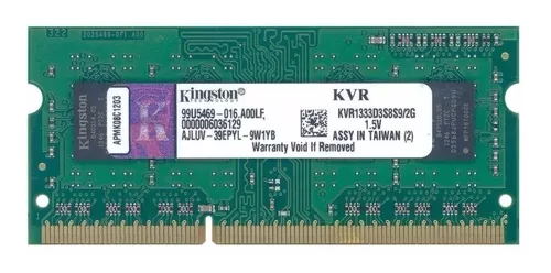 Módulo de memoria Kingston ValueRAM 2GB DDR3 SDRAM - KVR1333D3S8S9/2G