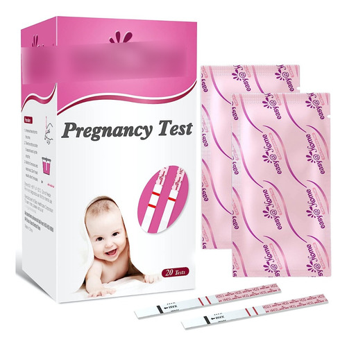 Easy@home - Kit De Tiras De Prueba De Embarazo 20u