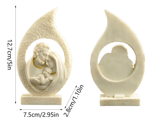 Figura De La Sagrada Familia, Belén, Jesús, María, José, Chr