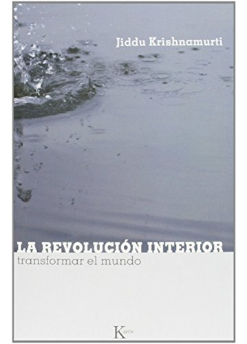 Libro La Revolución Interior De Krishnamurti Jiddu