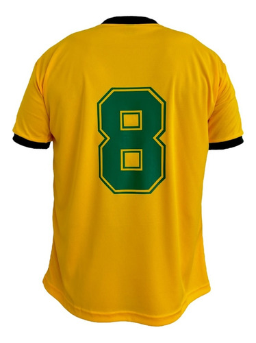  Camiseta Brasil 1982 Socrates - Zico Titular Retro